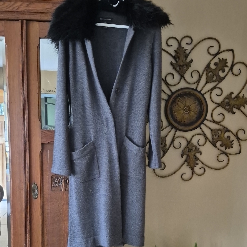 INC International Concepts Charcoal Sweater